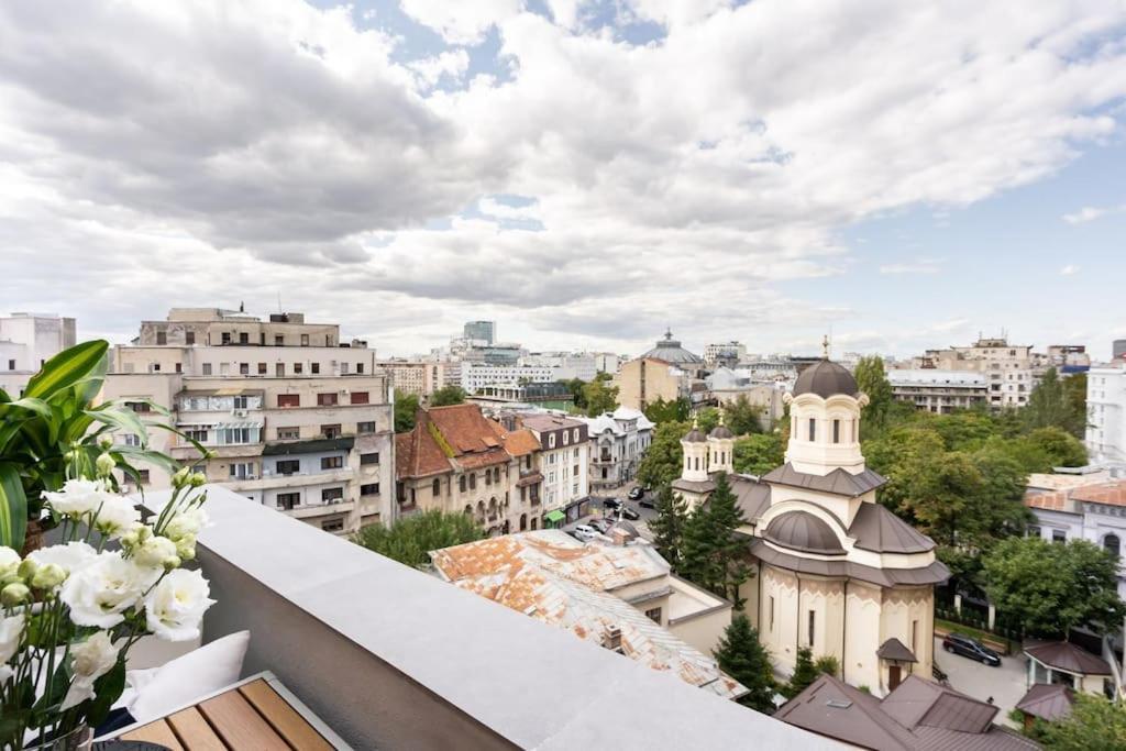 ブカレストStunning Views 2Br Midtown Flat - Charming Balconyアパートメント エクステリア 写真